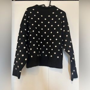 H&M polka dot sweater size S